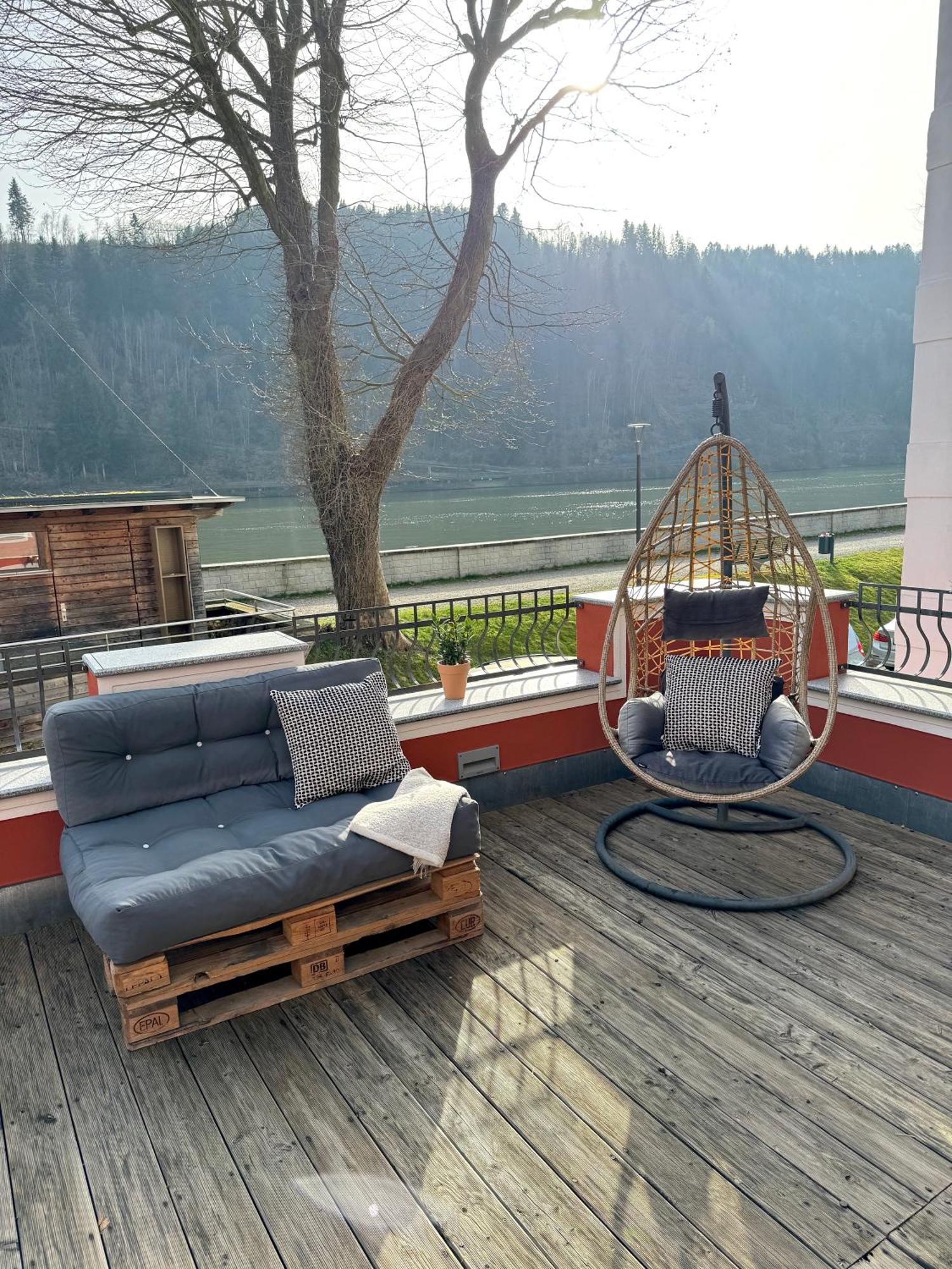 Terrassenwohnung Mit Donaublick Obernzell ภายนอก รูปภาพ